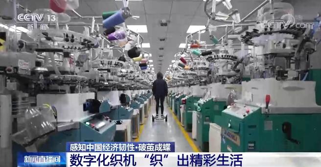 感知中国经济韧性 科技创新让中国Kaiyun 开云纺织业焕发新活力 数字化织机“织”出精彩生活(图2)