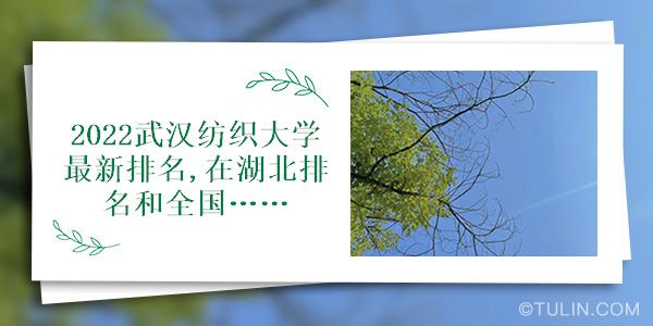 2022武汉纺织大学最新排名在湖北排名和全国排开云体育 开云官网名数据(图1)